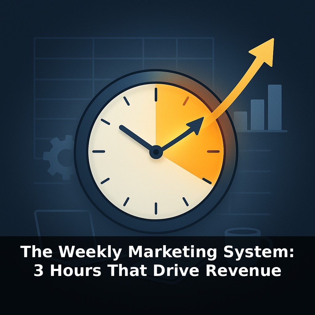 The Weekly Marketing System: 3 Hours That Drive Revenue