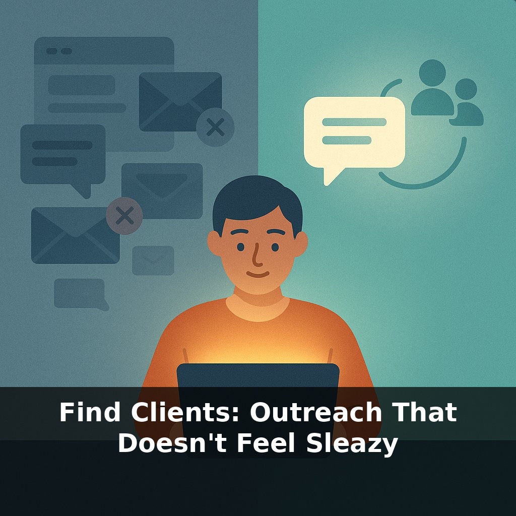 Find Clients: Outreach That Doesn't Feel Sleazy