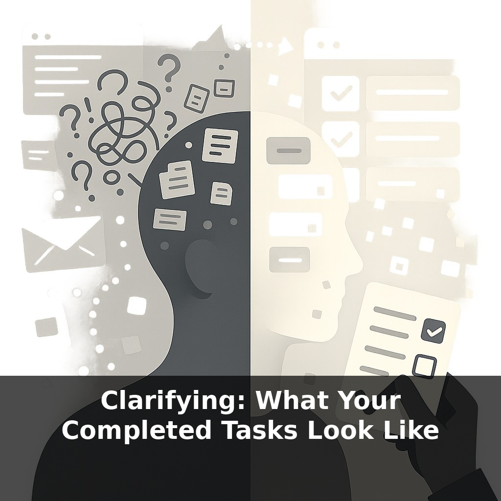 Clarifying: What Your Completed Tasks Look Like