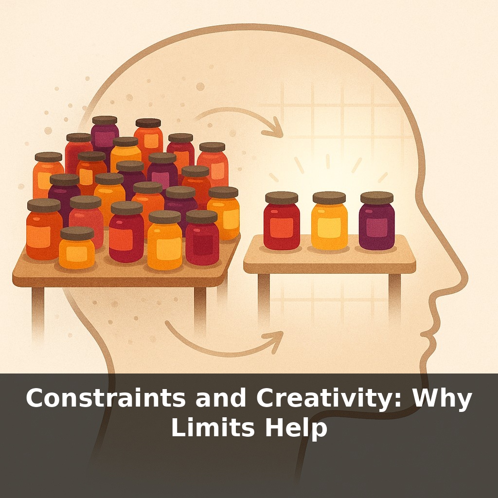 Constraints and Creativity: Why Limits Help
