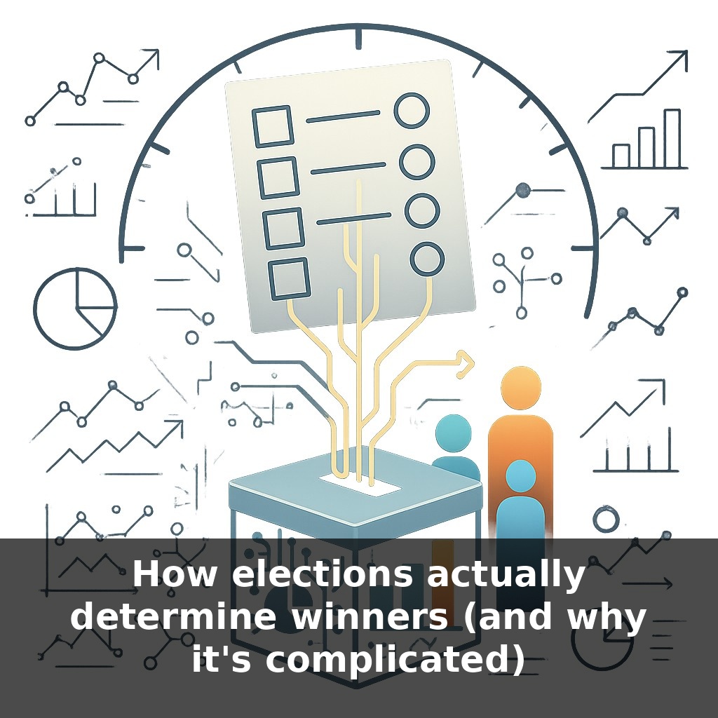 How elections actually determine winners (and why it's complicated)
