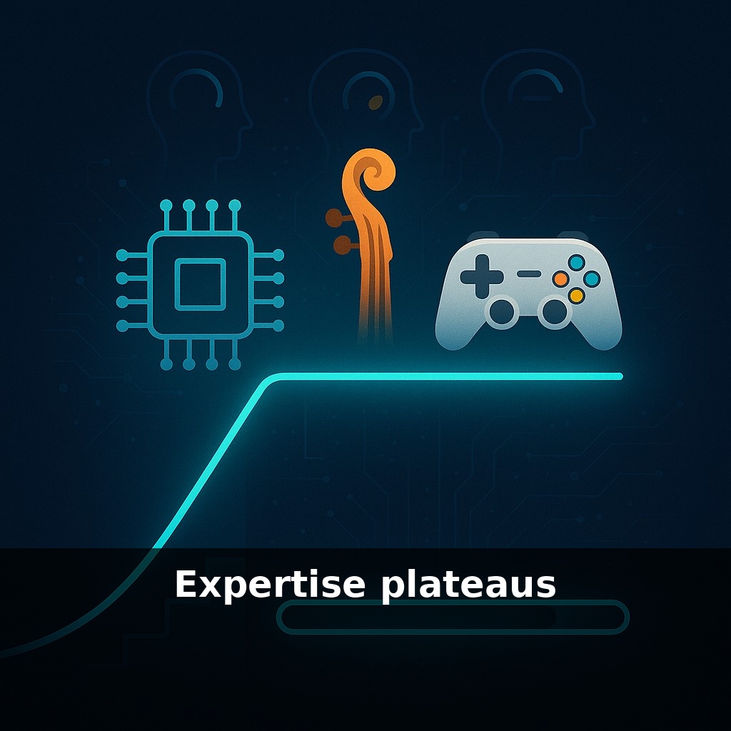Expertise plateaus