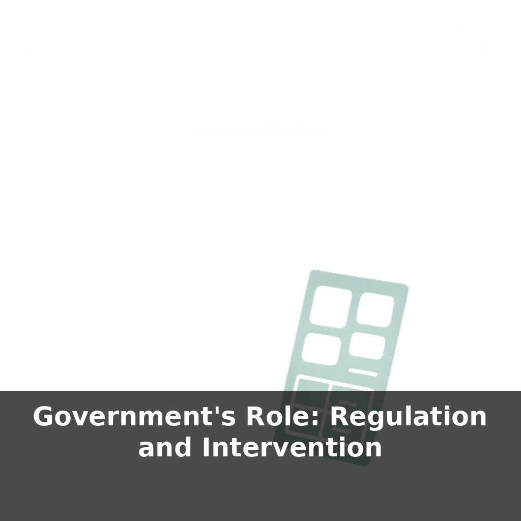 Government's Role: Regulation and Intervention