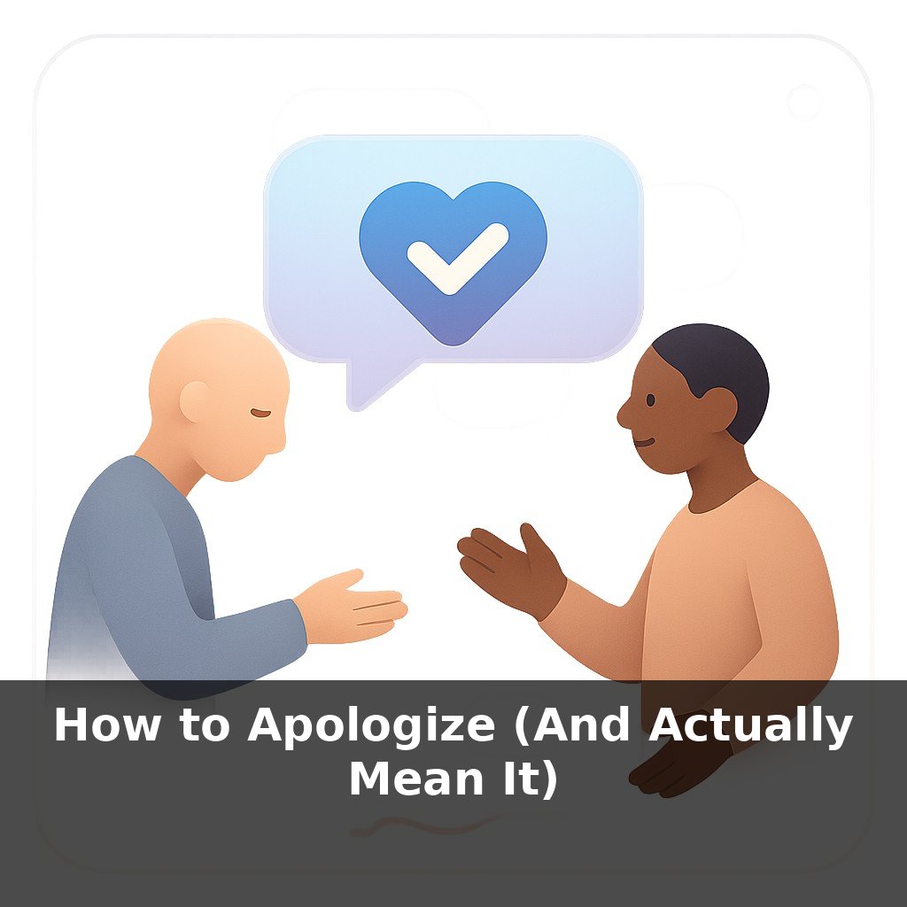 How to Apologize (And Actually Mean It)