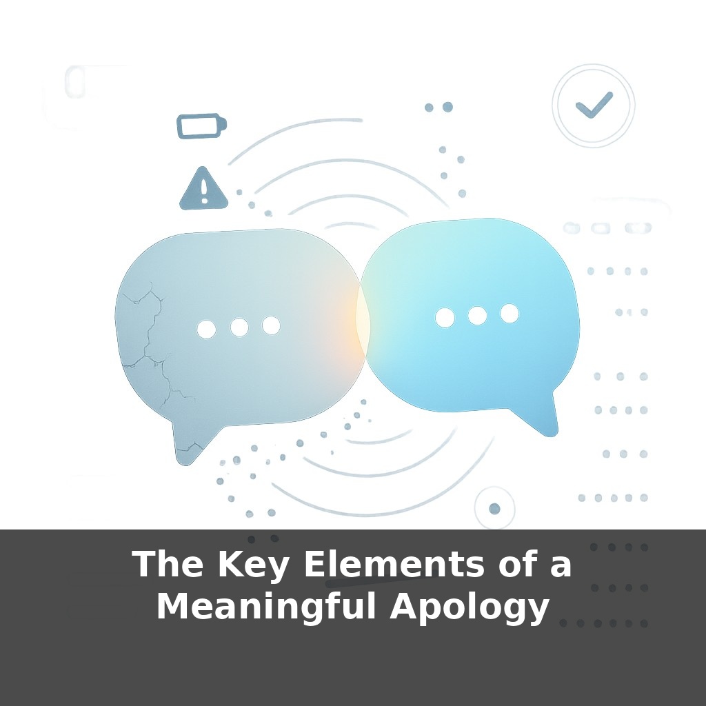 The Key Elements of a Meaningful Apology