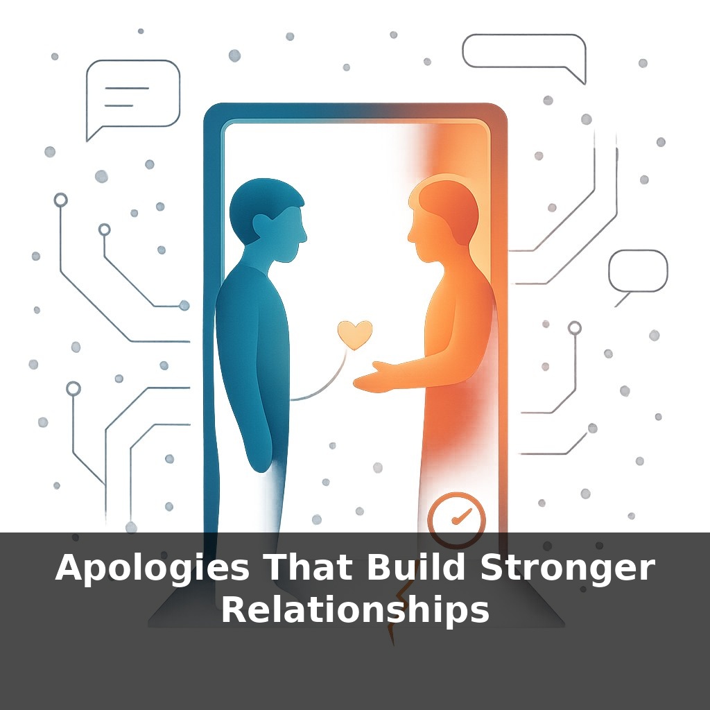 Apologies That Build Stronger Relationships