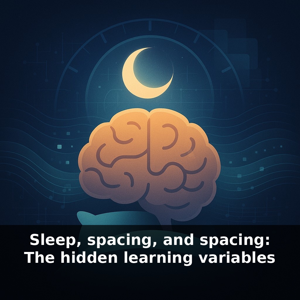 Sleep, spacing, and spacing: The hidden learning variables
