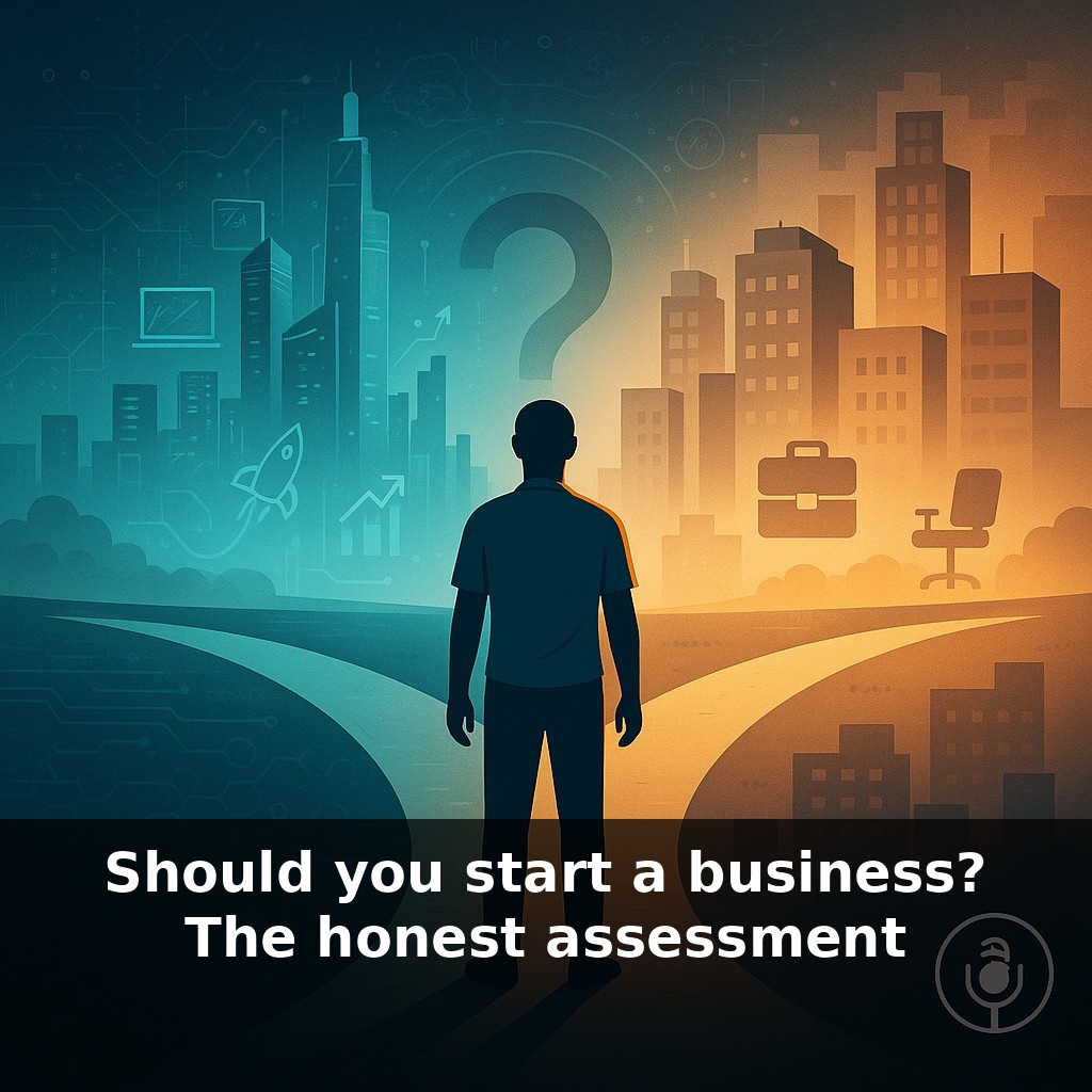 Should you start a business? The honest assessment