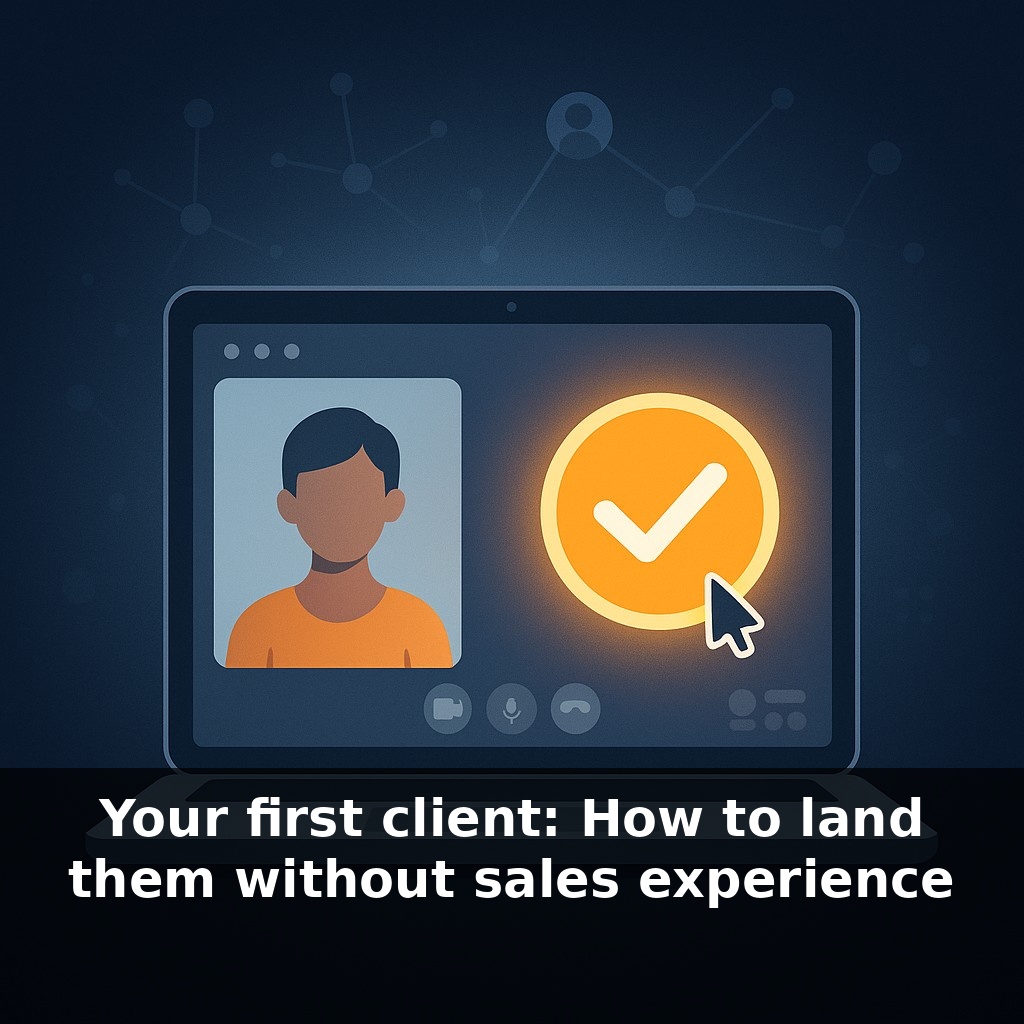 Your first client: How to land them without sales experience