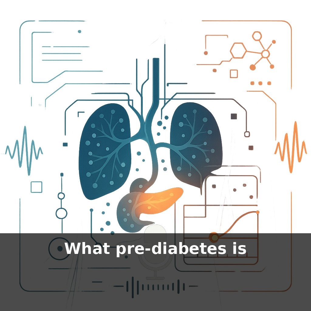 What pre-diabetes is