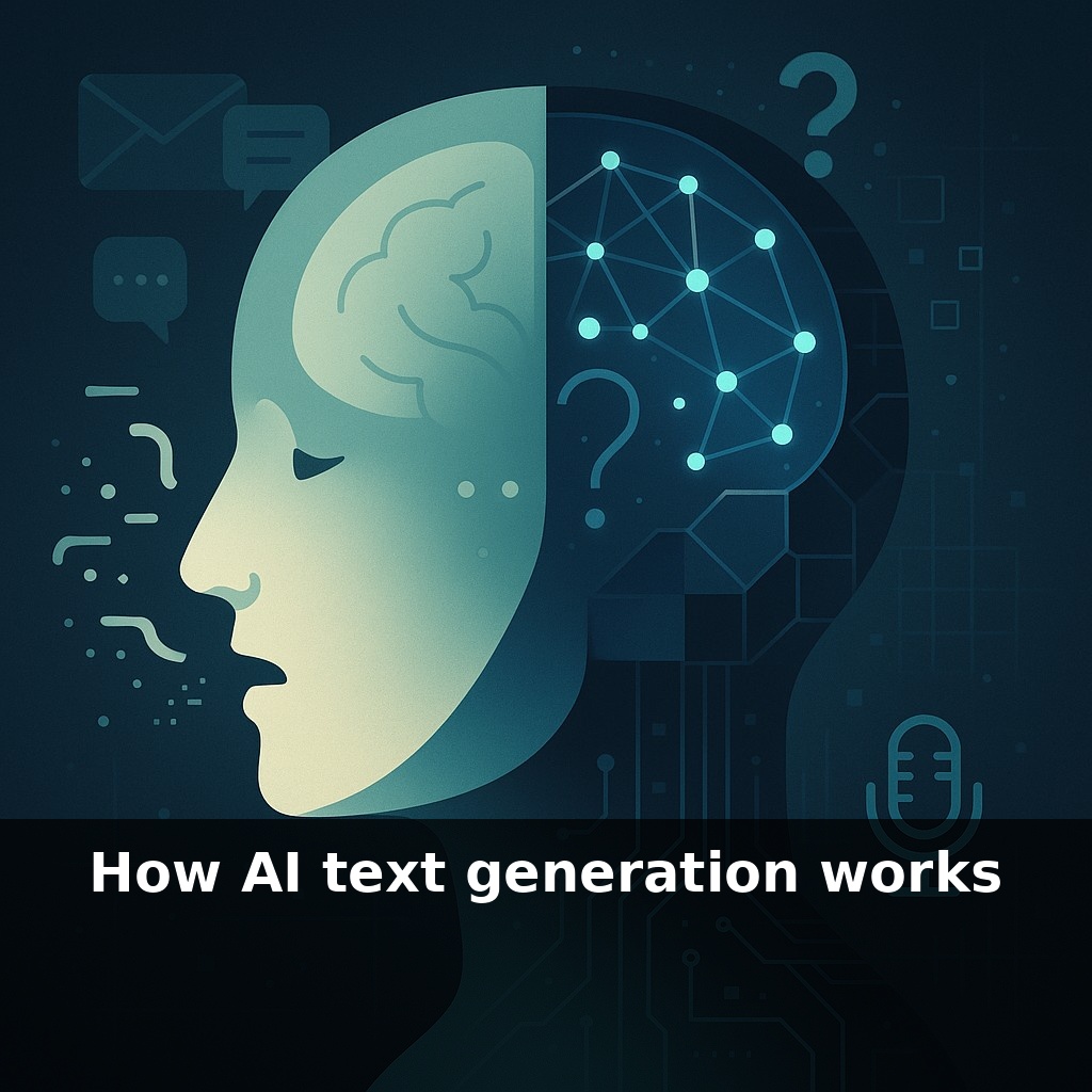 How AI text generation works
