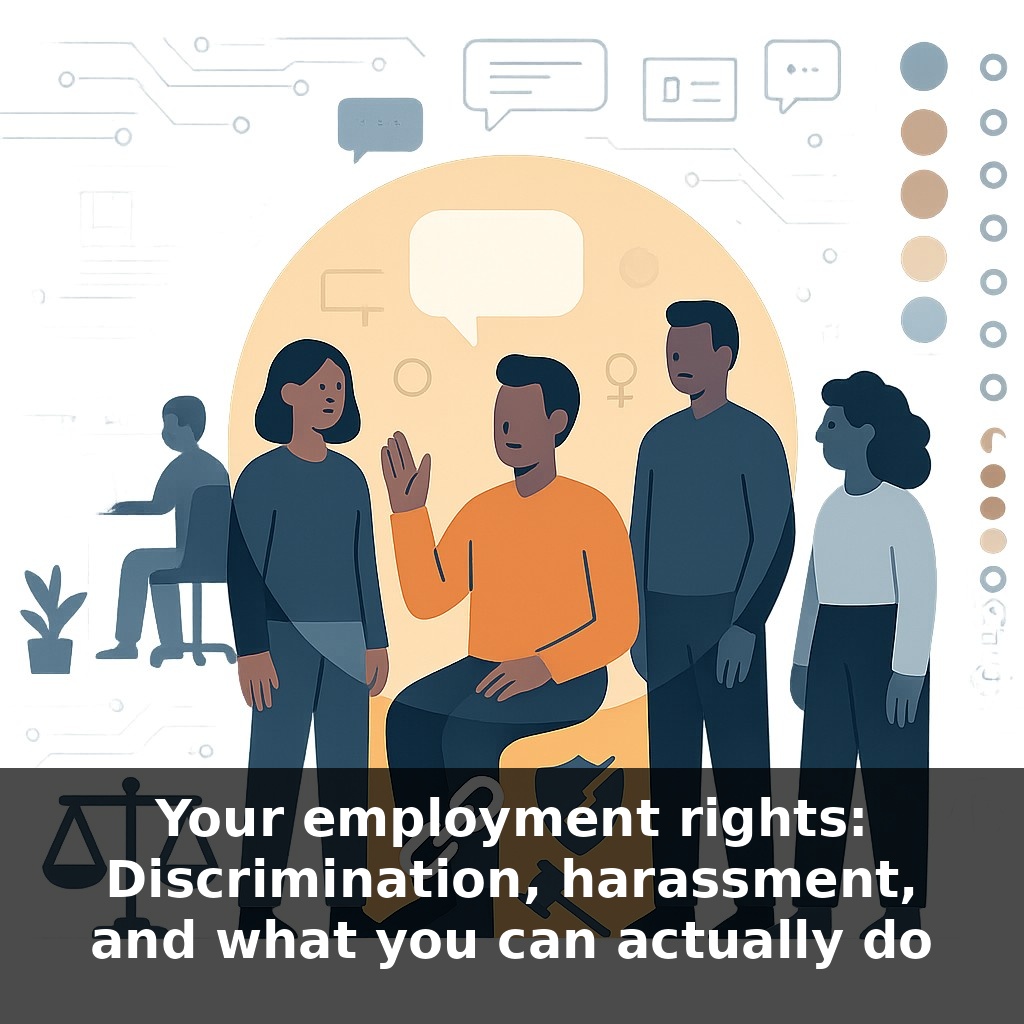 Your employment rights: Discrimination, harassment, and what you can actually do
