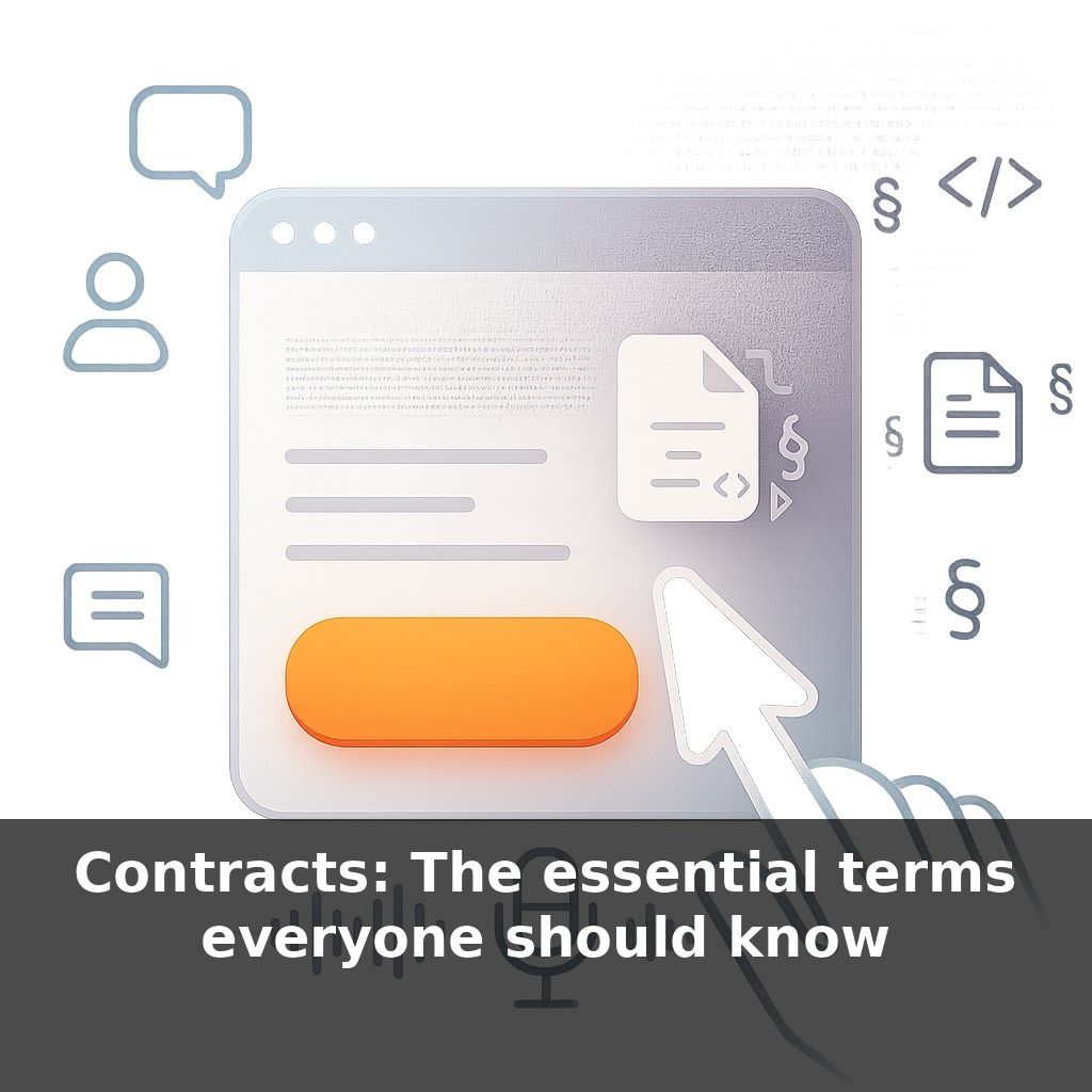 Contracts: The essential terms everyone should know