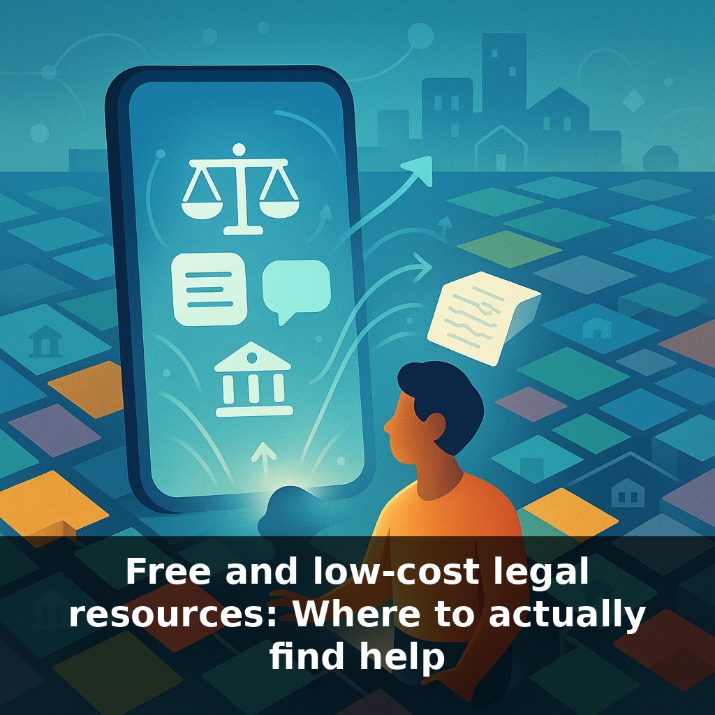 Free and low-cost legal resources: Where to actually find help
