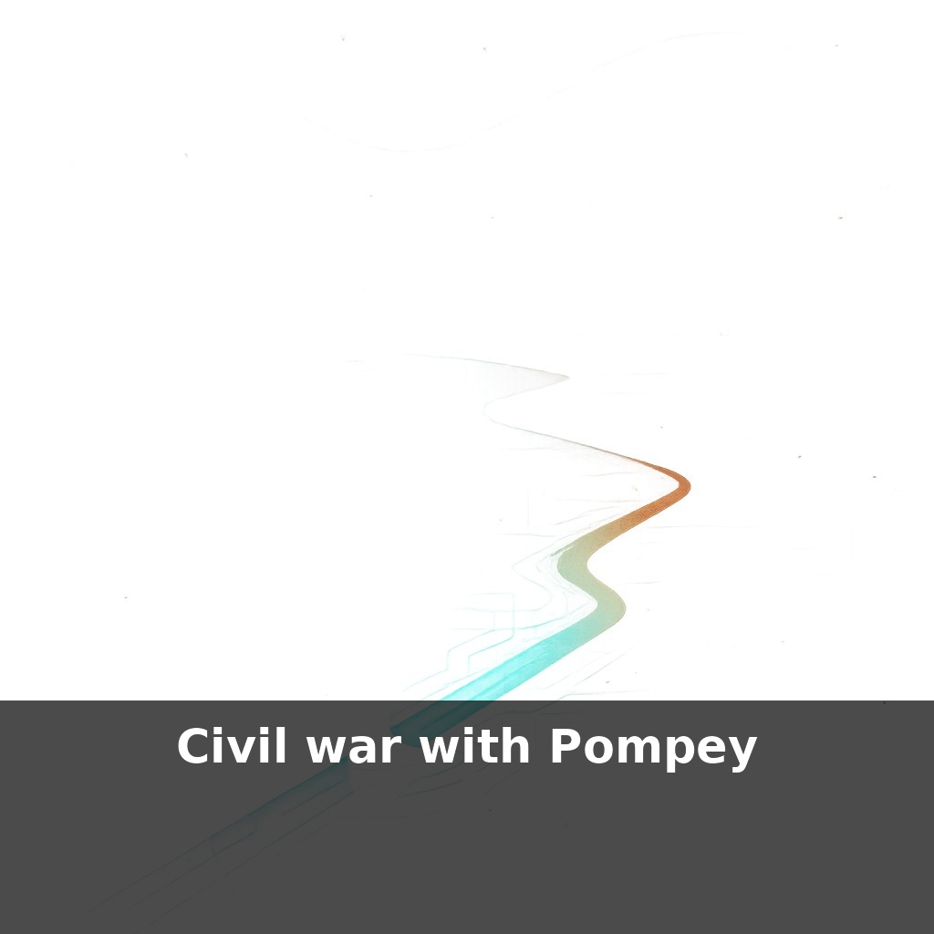 Civil war with Pompey