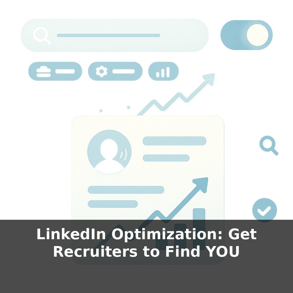 LinkedIn Optimization: Get Recruiters to Find YOU