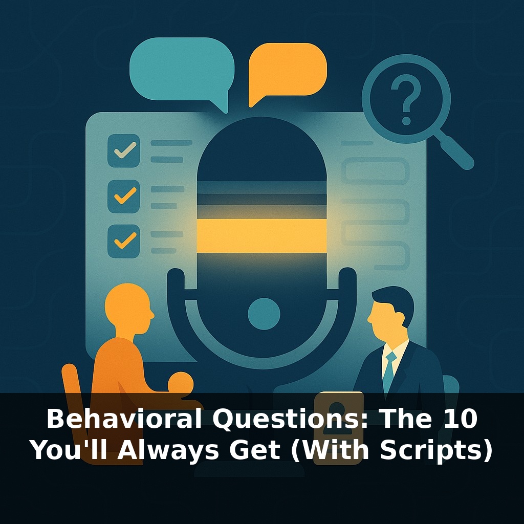 Behavioral Questions: The 10 You'll Always Get (With Scripts)