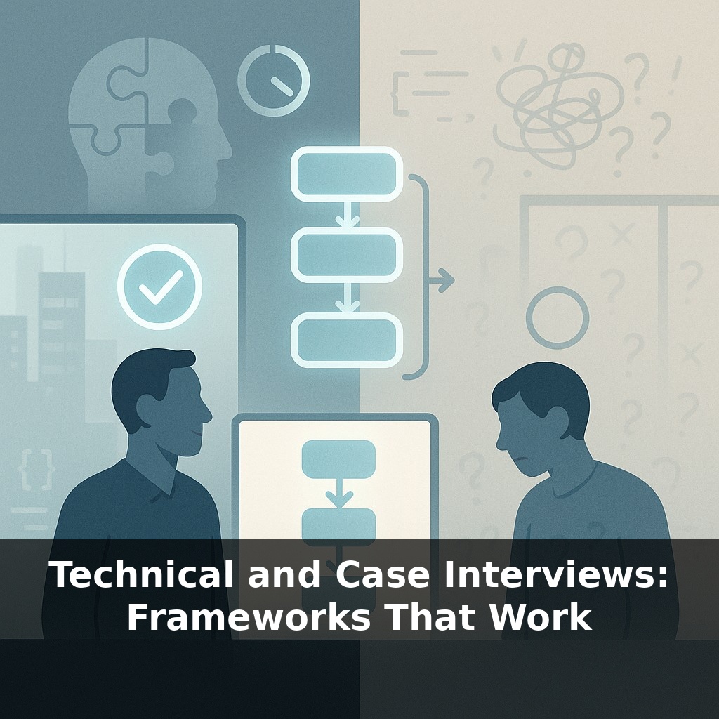 Technical and Case Interviews: Frameworks That Work