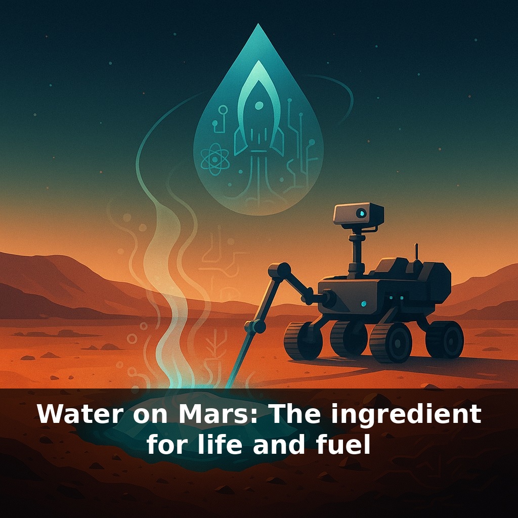 Water on Mars: The ingredient for life and fuel