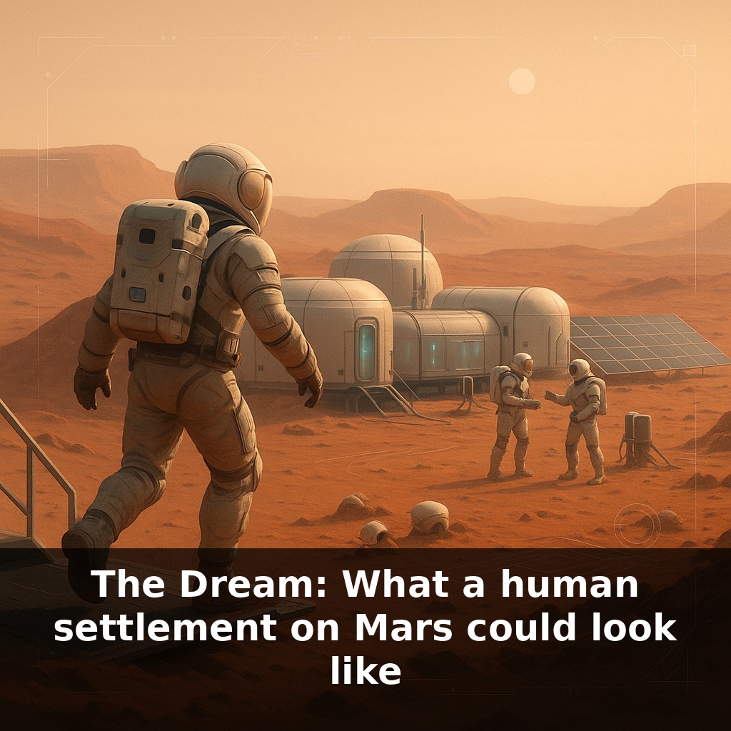 The Dream: What a human settlement on Mars could look like