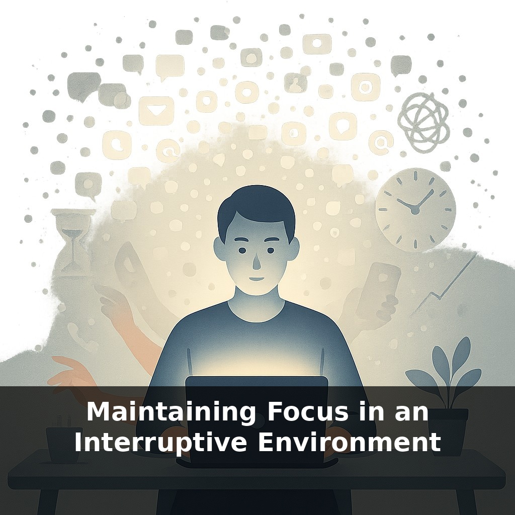 Maintaining Focus in an Interruptive Environment