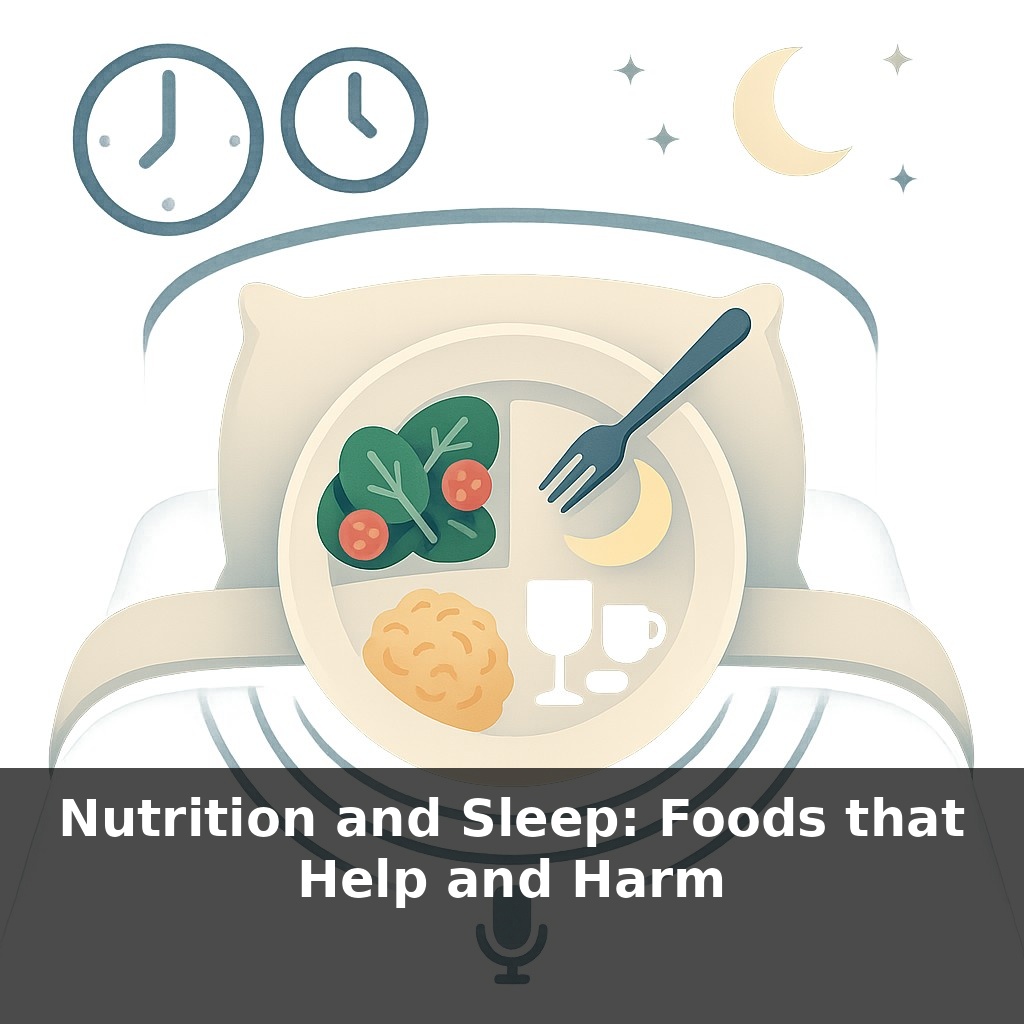 Nutrition and Sleep: Foods that Help and Harm