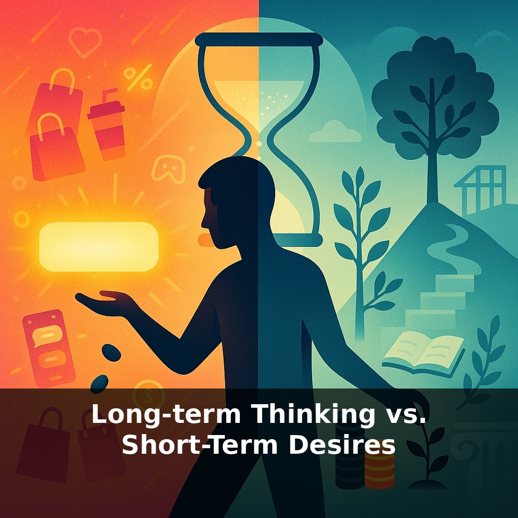 Long-term Thinking vs. Short-Term Desires