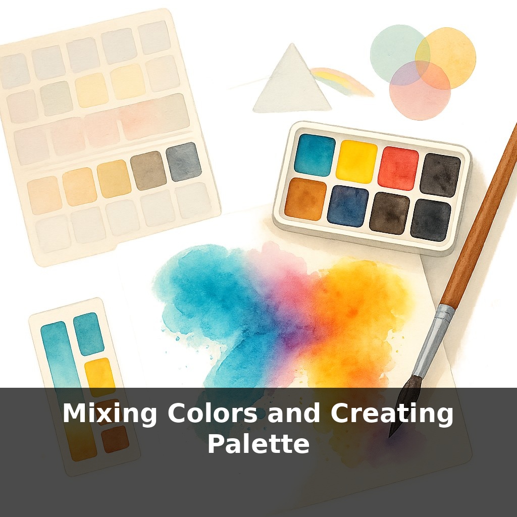 Mixing Colors and Creating Palette