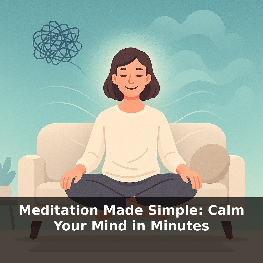 Meditation Made Simple: Calm Your Mind in Minutes