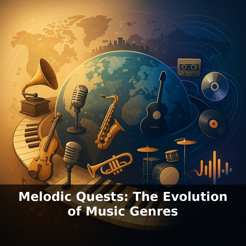 Melodic Quests: The Evolution of Music Genres
