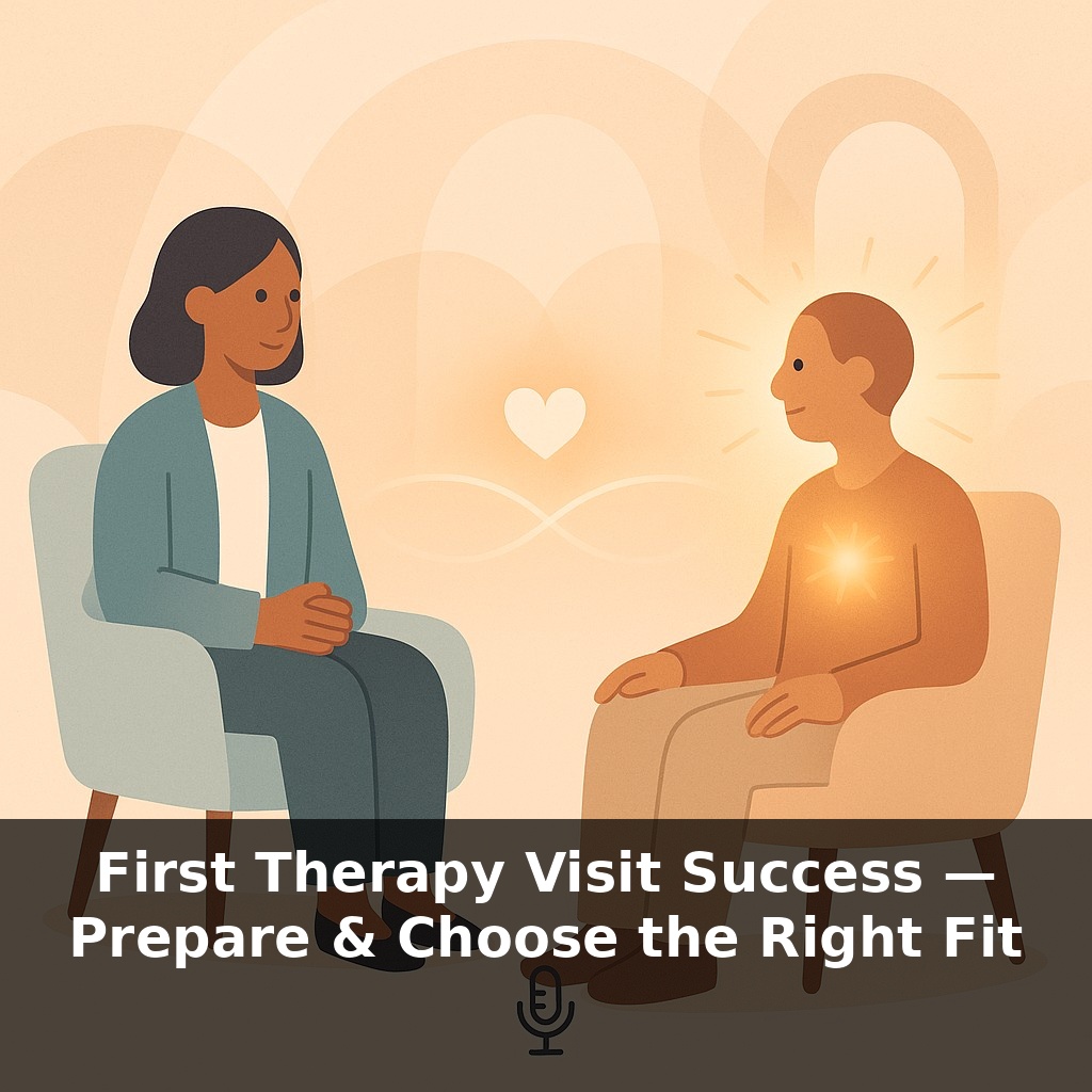 First Therapy Visit Success — Prepare & Choose the Right Fit
