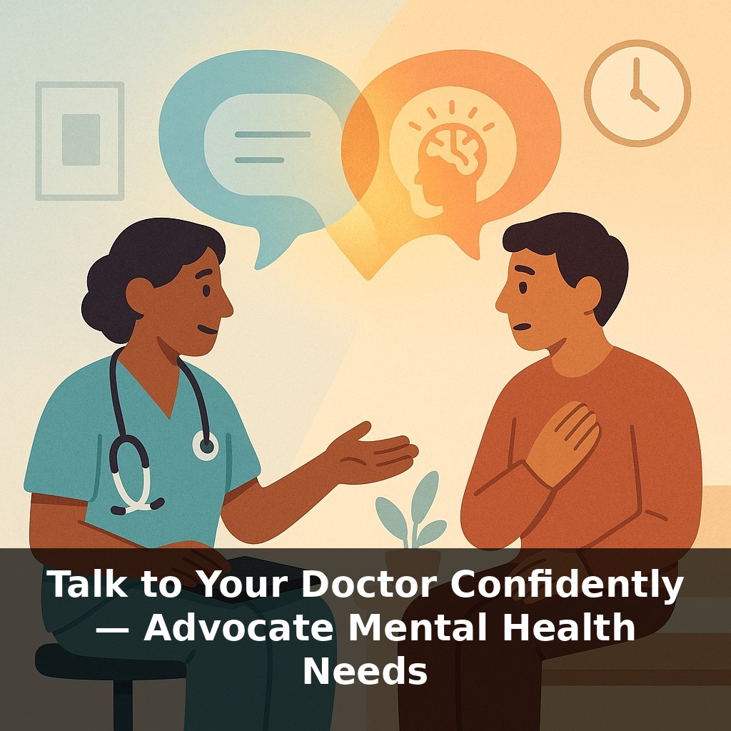 Talk to Your Doctor Confidently — Advocate Mental Health Needs