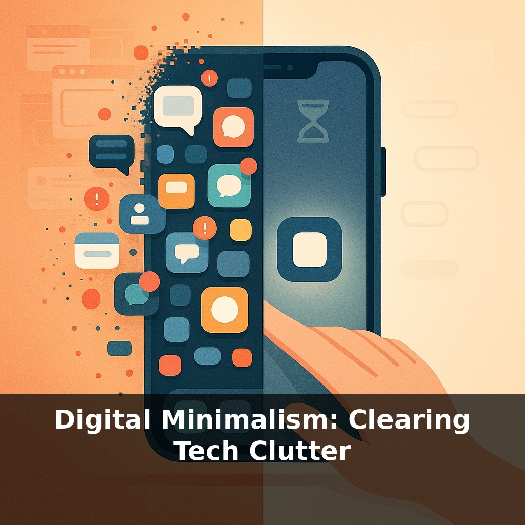Digital Minimalism: Clearing Tech Clutter