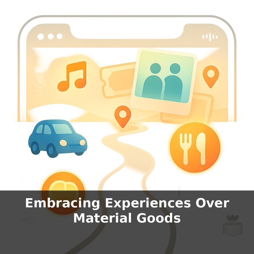 Embracing Experiences Over Material Goods