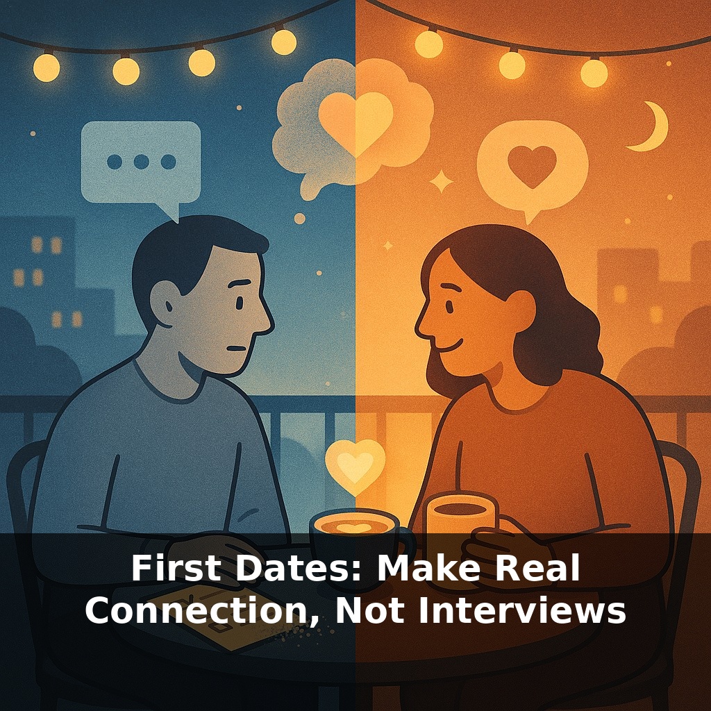 First Dates: Make Real Connection, Not Interviews