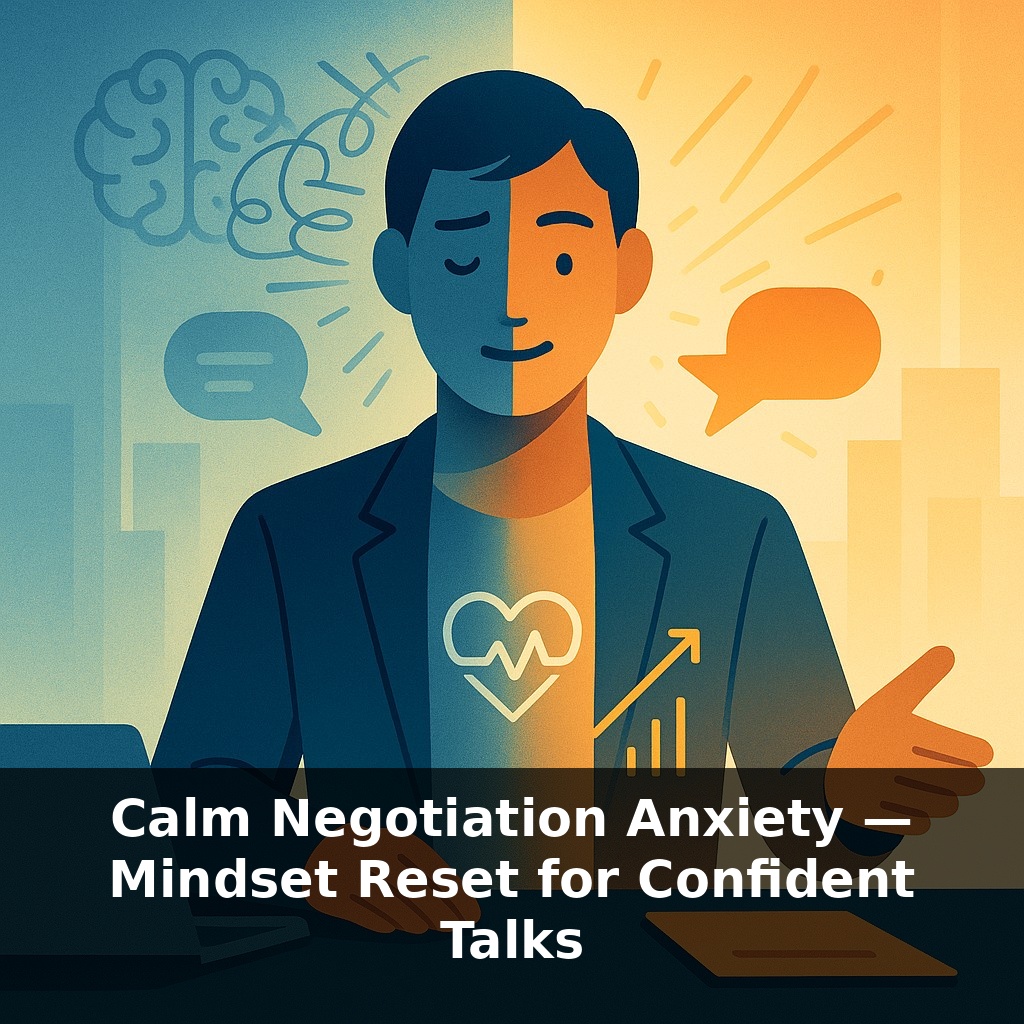 Calm Negotiation Anxiety — Mindset Reset for Confident Talks
