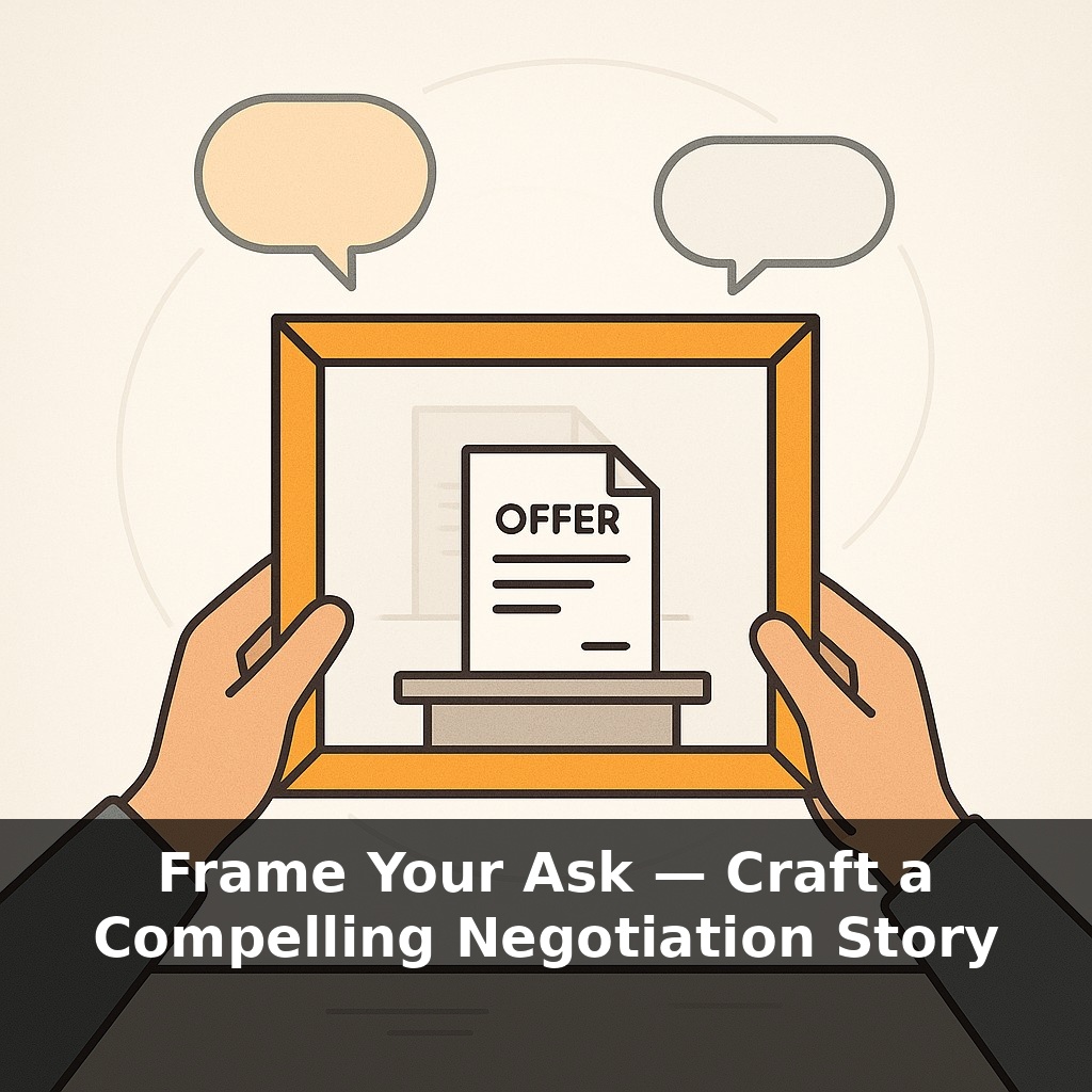 Frame Your Ask — Craft a Compelling Negotiation Story