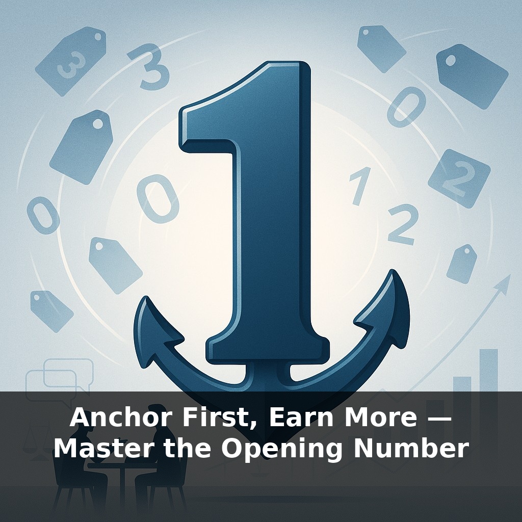 Anchor First, Earn More — Master the Opening Number