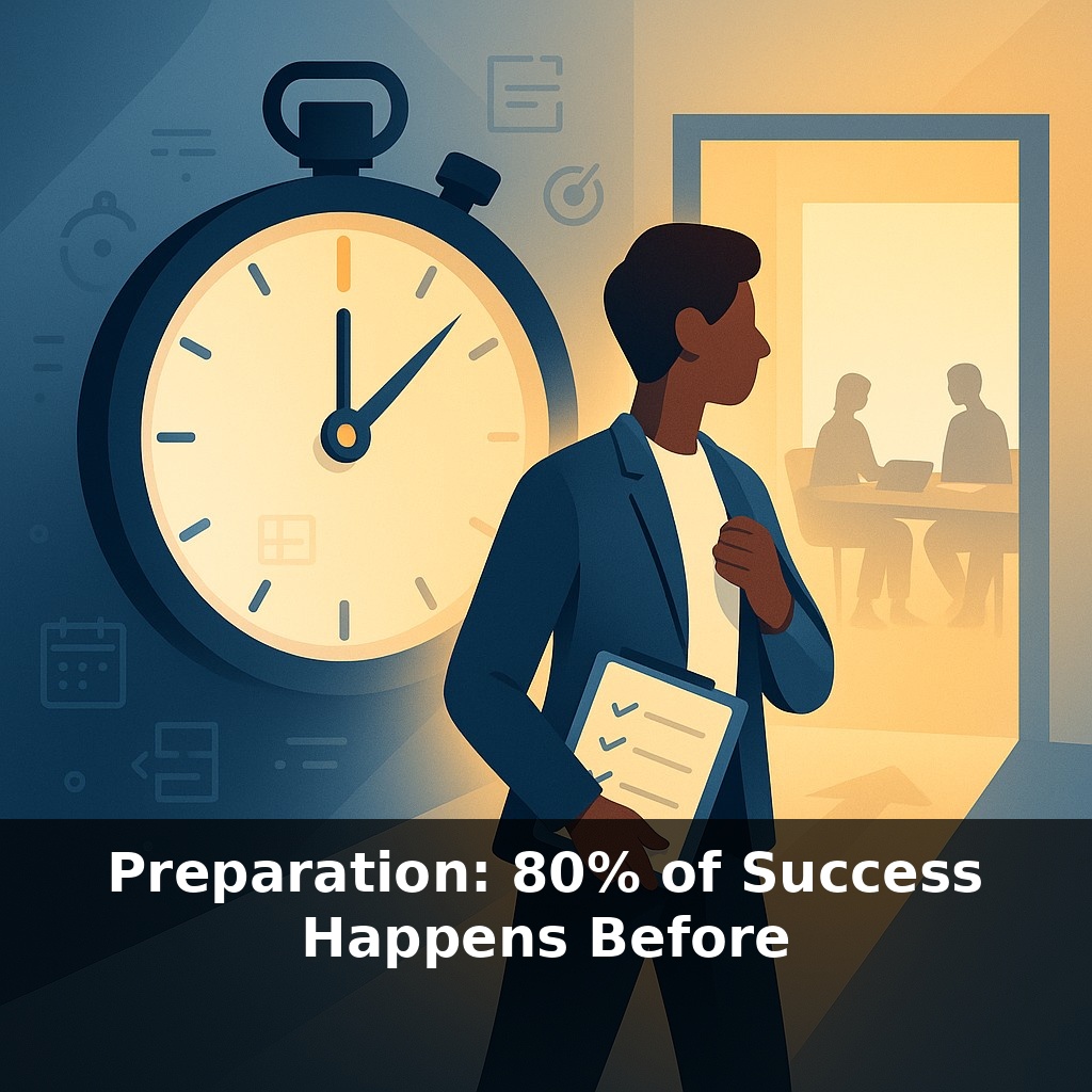 Preparation: 80% of Success Happens Before