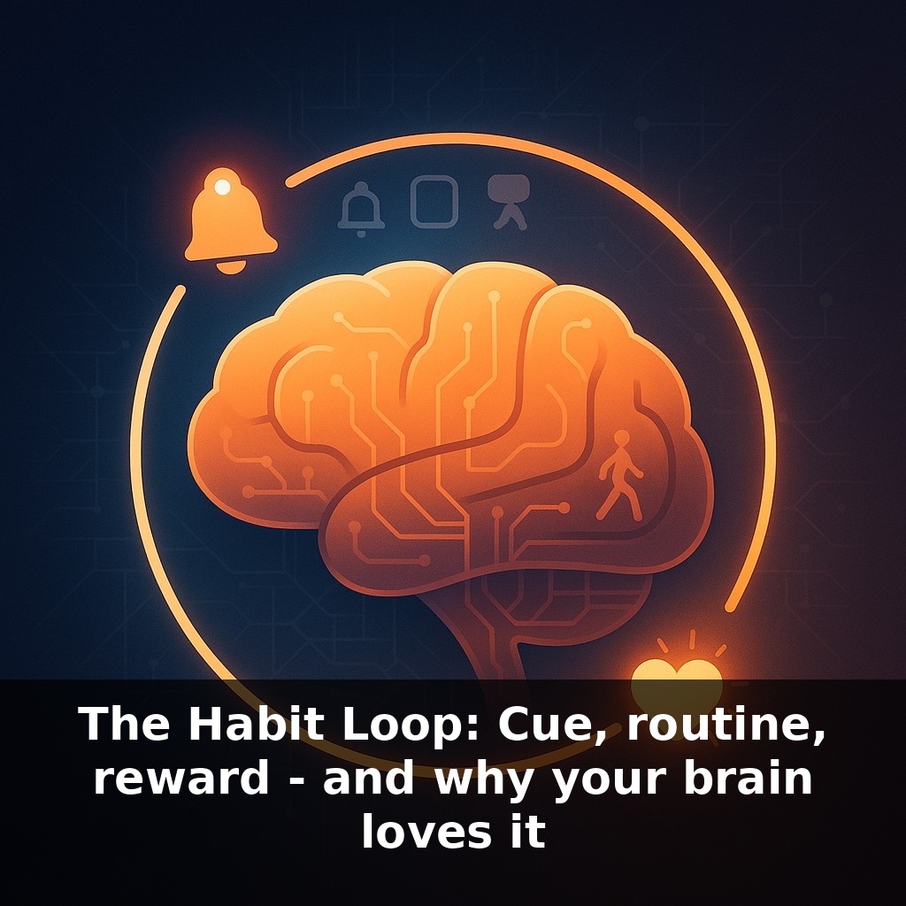 The Habit Loop: Cue, routine, reward - and why your brain loves it