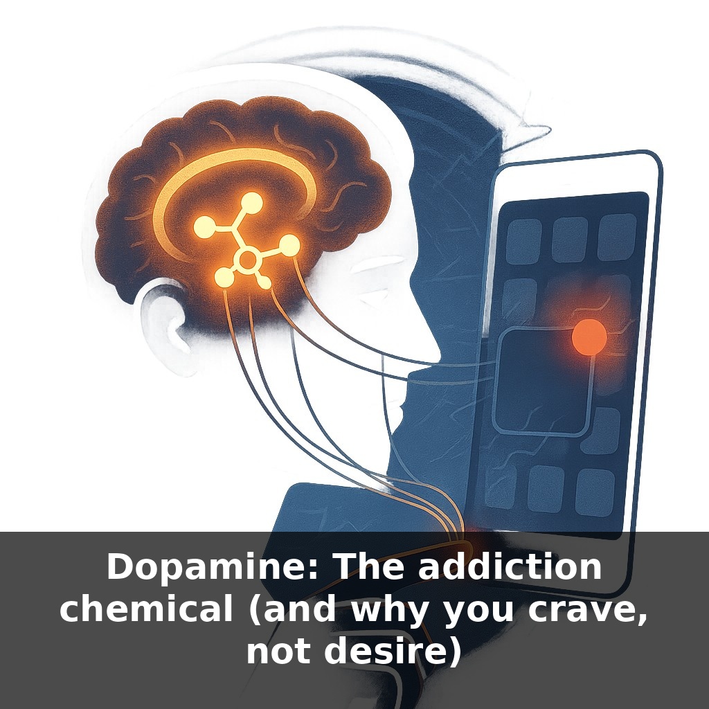 Dopamine: The addiction chemical (and why you crave, not desire)