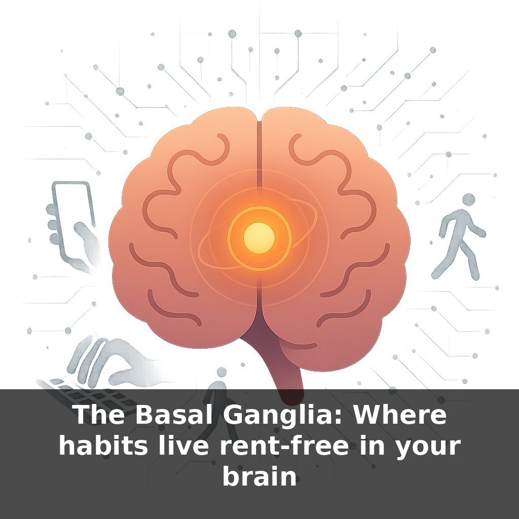 The Basal Ganglia: Where habits live rent-free in your brain