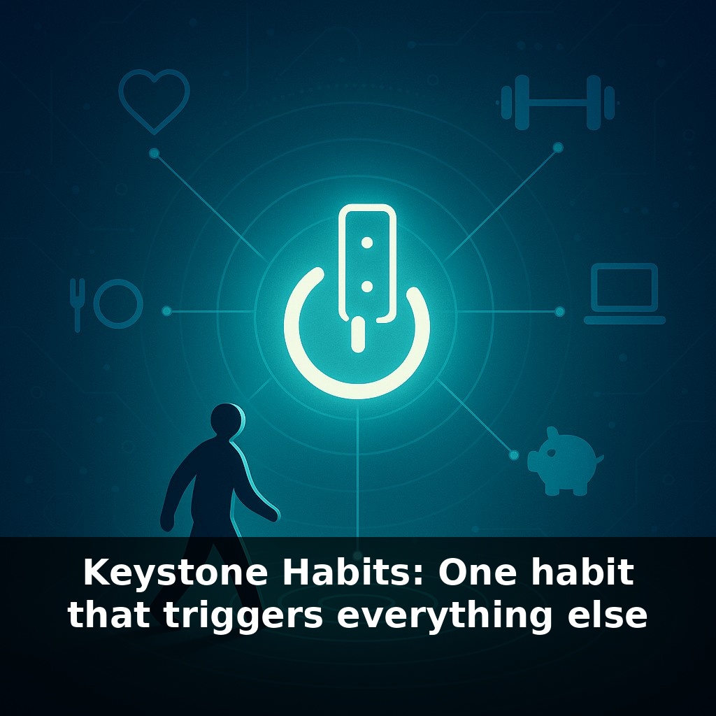 Keystone Habits: One habit that triggers everything else