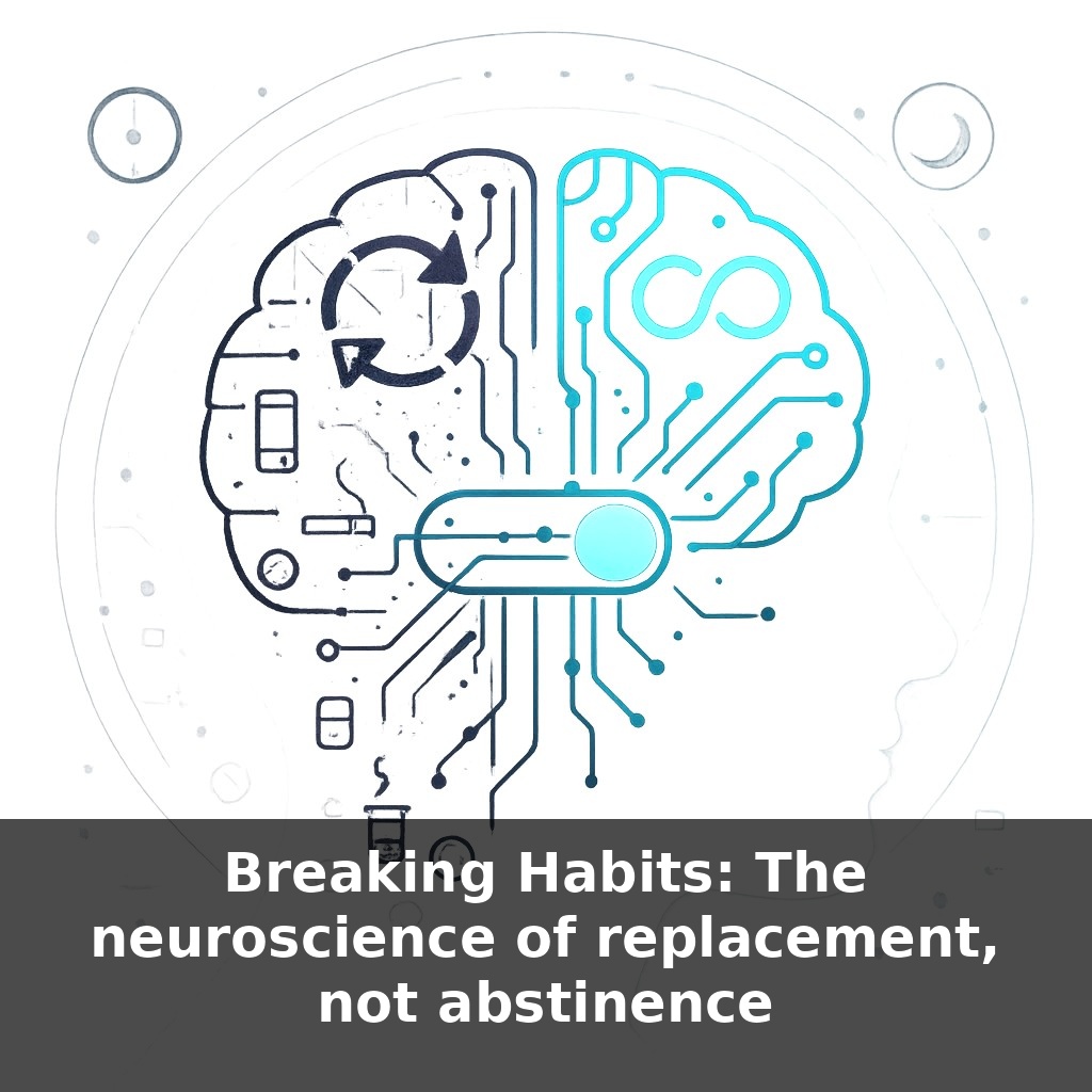 Breaking Habits: The neuroscience of replacement, not abstinence