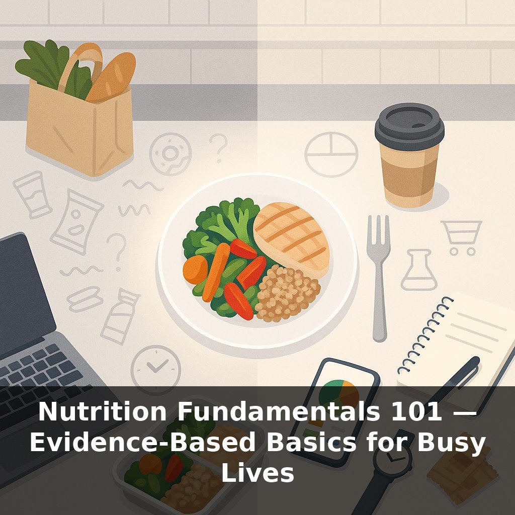 Nutrition Fundamentals 101 — Evidence-Based Basics for Busy Lives
