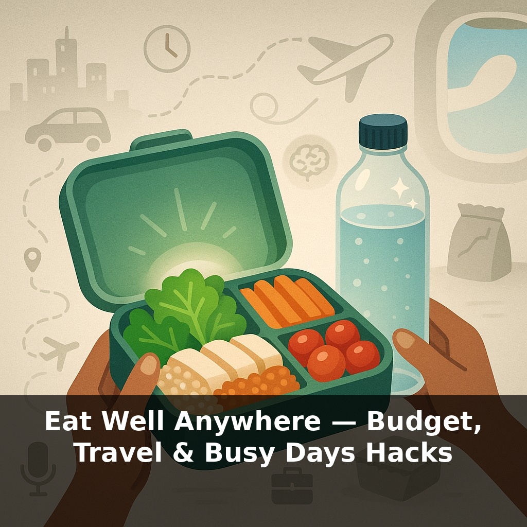 Eat Well Anywhere — Budget, Travel & Busy Days Hacks