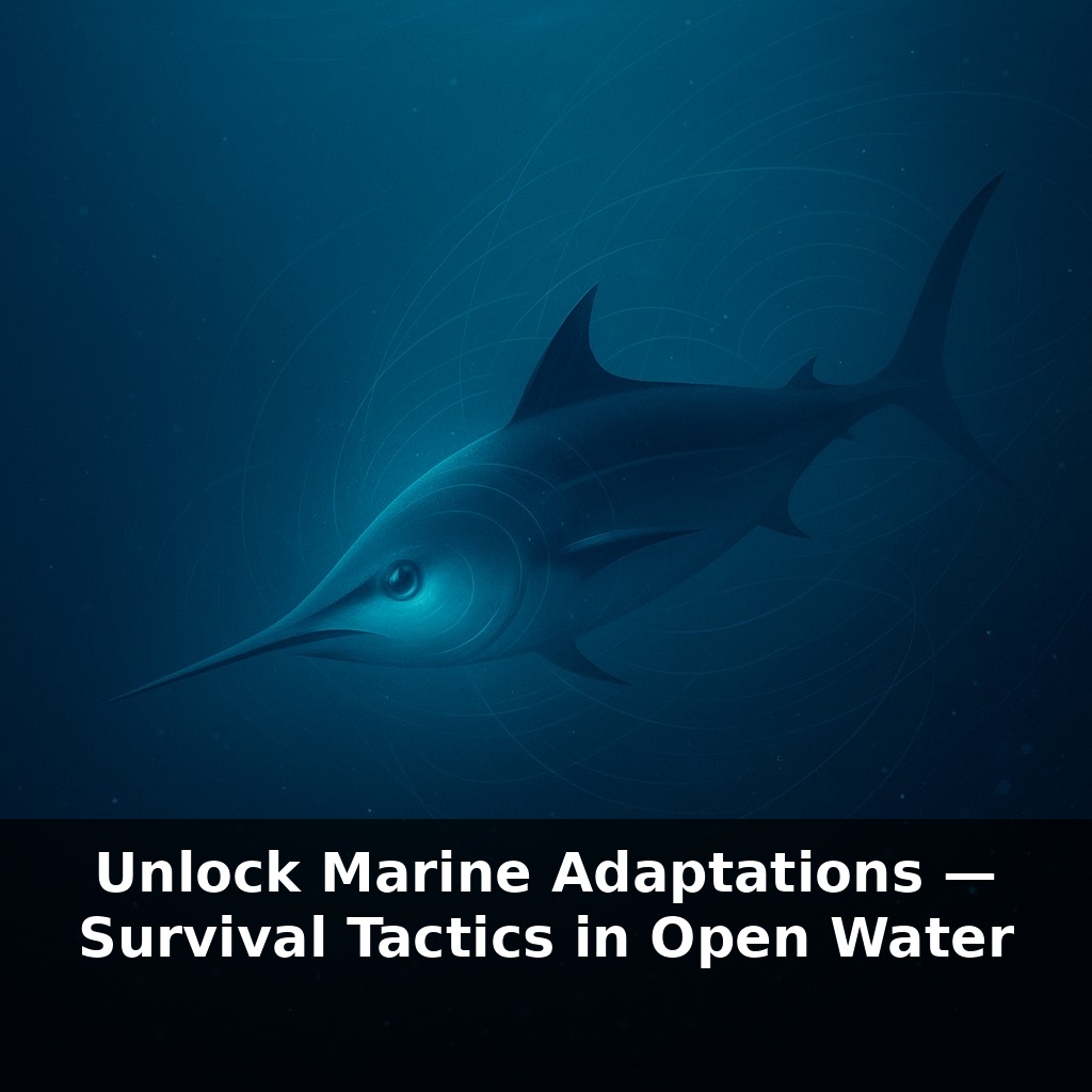 Unlock Marine Adaptations — Survival Tactics in Open Water