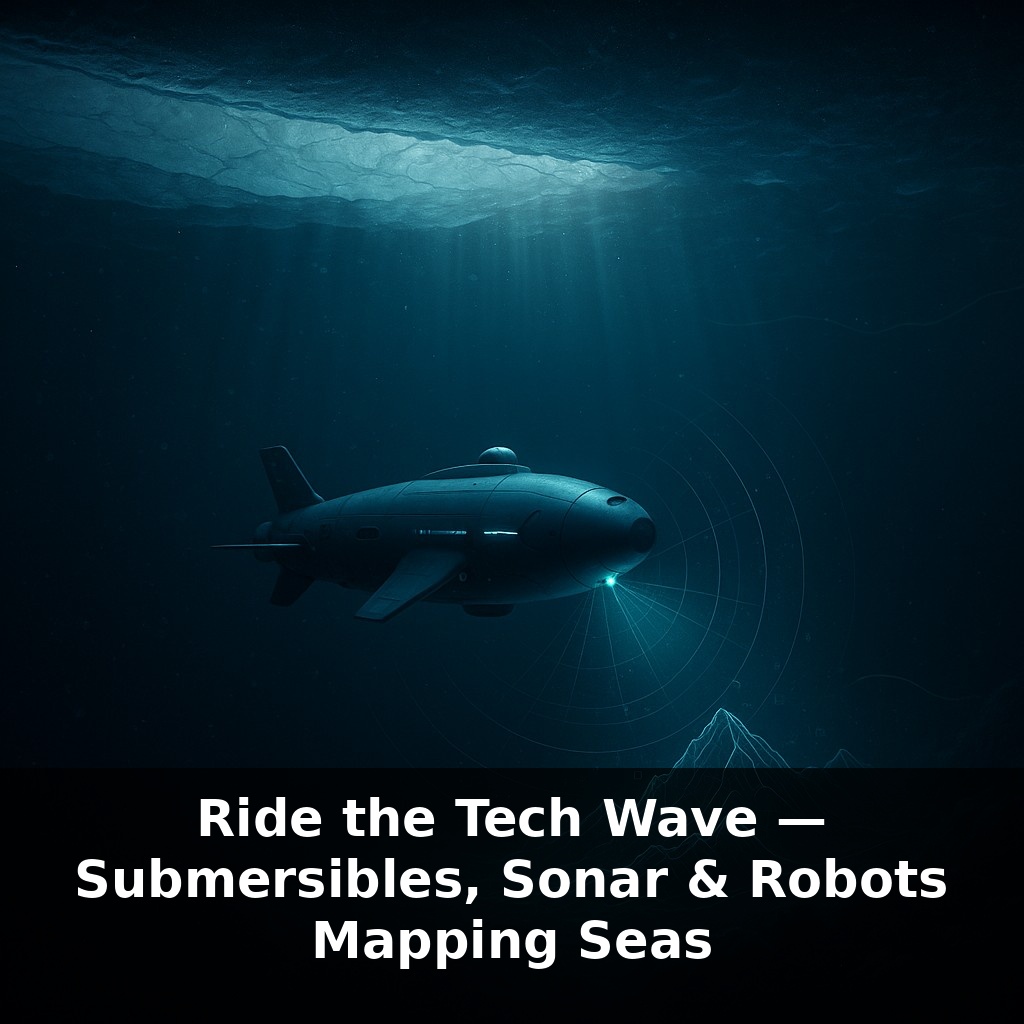 Ride the Tech Wave — Submersibles, Sonar & Robots Mapping Seas
