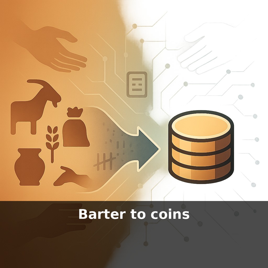 Barter to coins