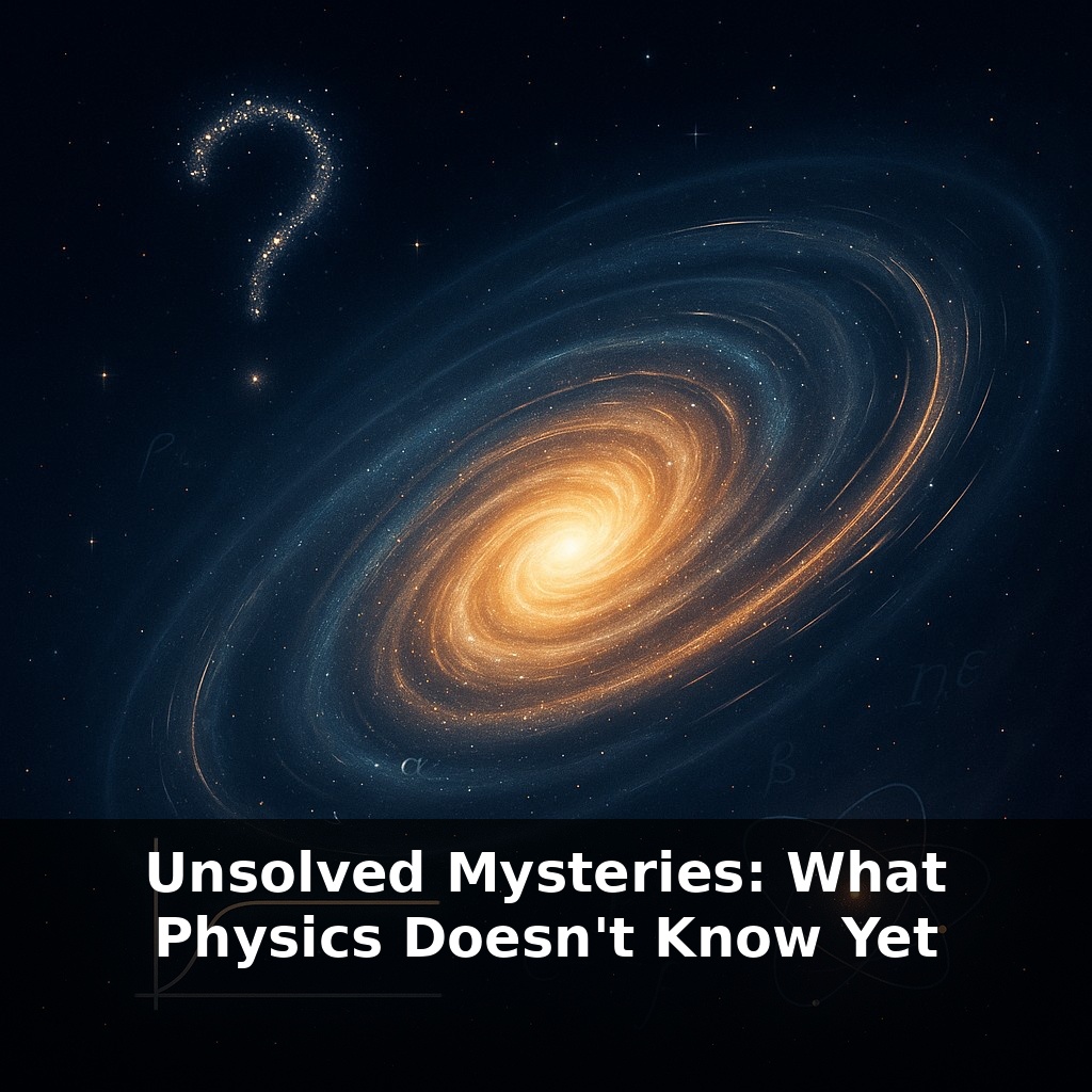 Unsolved Mysteries: What Physics Doesn't Know Yet